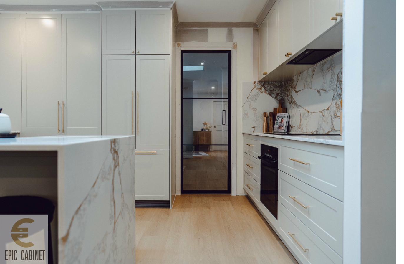 Premium stone benchtop and splashback installation Melbourne